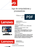 Catalogo de Computadores y Procesadores..