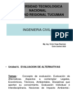 5° INGENIERIA CIVIL I - EVALUACION DE ALTERNATIVAS