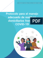 Protocolo para El Manejo Adecuado de Residuos Domiciliarios Frente Al COVID-19