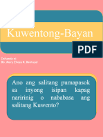 Gr.7 Fil - Kuwentong Bayan