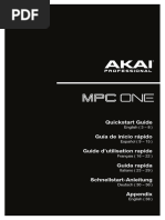 Akai MPC One User Manual DE EN FR IT ES