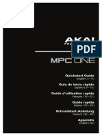 Akai MPC One User Manual DE EN FR IT ES