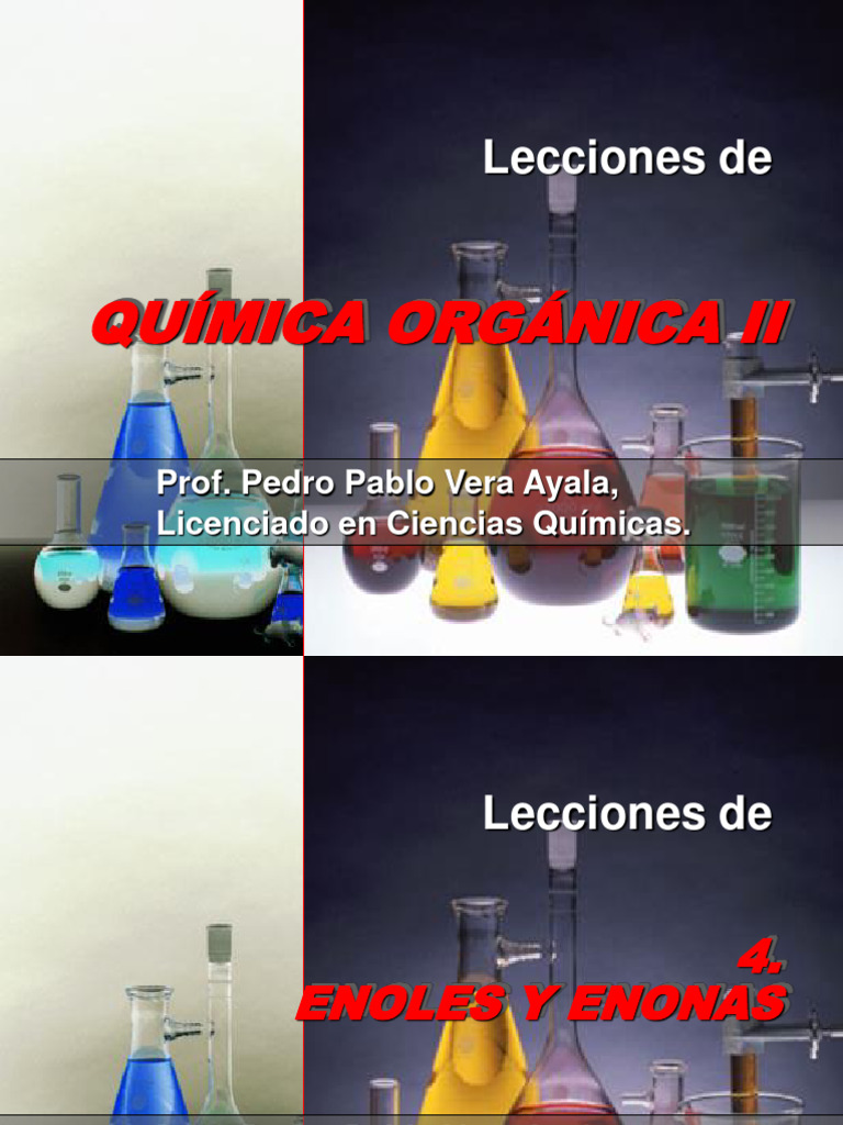 Enoles y Enonas en Química Orgánica | PDF | Cetona | Sustancias químicas