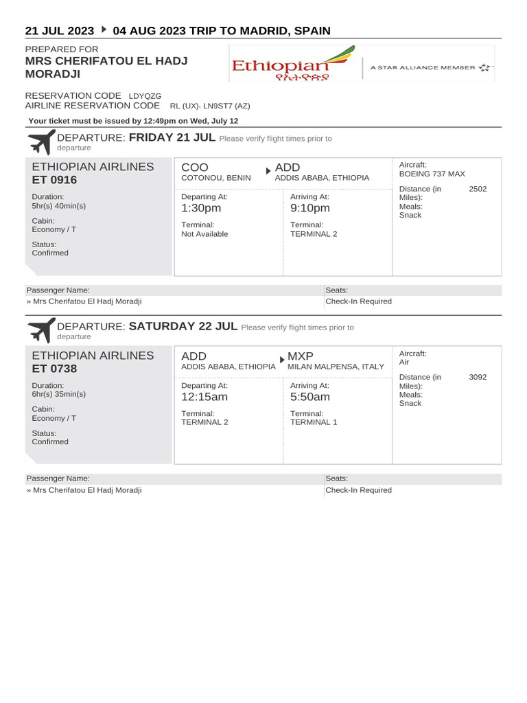 RESERVATION VOL intelligence overview
