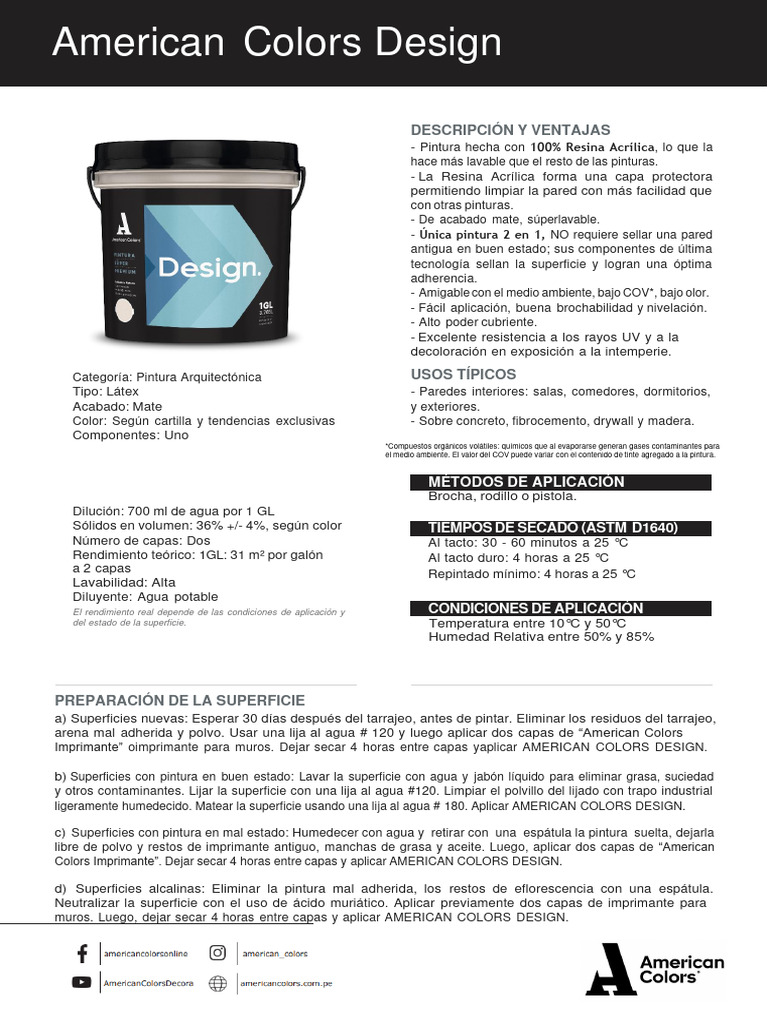 American Colors Design 88ae095db5 | PDF | Home & Garden