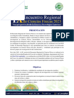 Convocatoria Ix Encuentro Regional de Ciencias Físicas Unicesar 2023