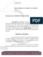 Defesa Prévia - Tráfico de Drogas - Alexandre de Freitas