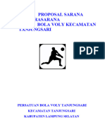 Proposal Bola Voly PDF Free