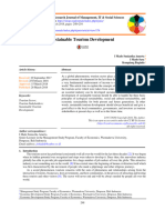 Sustainable Tourism Development: International Research Journal of Management, IT & Social Sciences