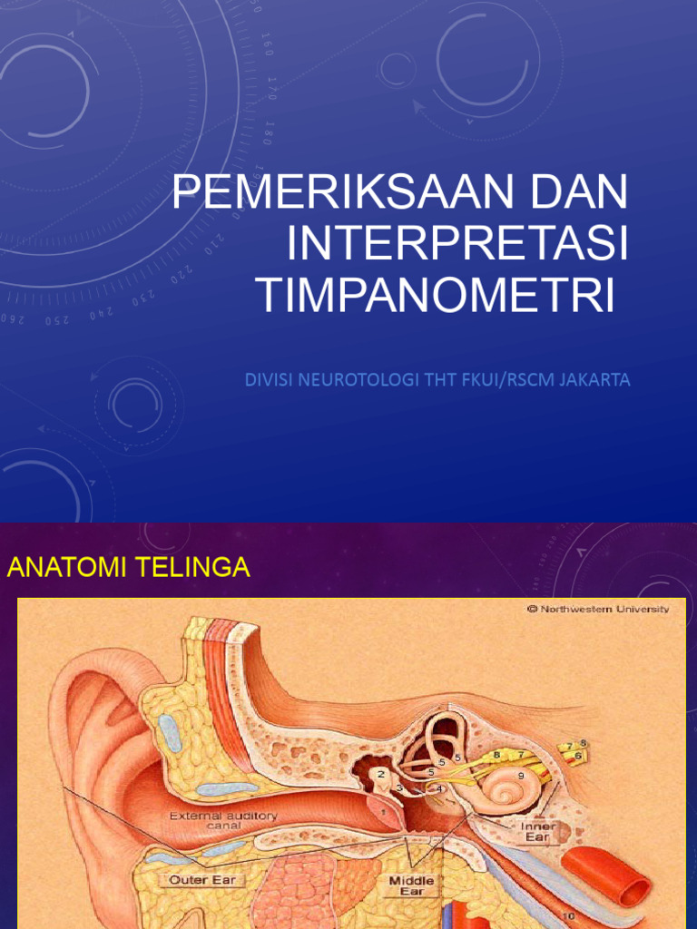 Interpretasi Timpanometri Telinga Tengah | PDF | Sains & Matematika ...