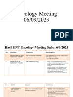 Hasil Oncology Meeting 6-9-23