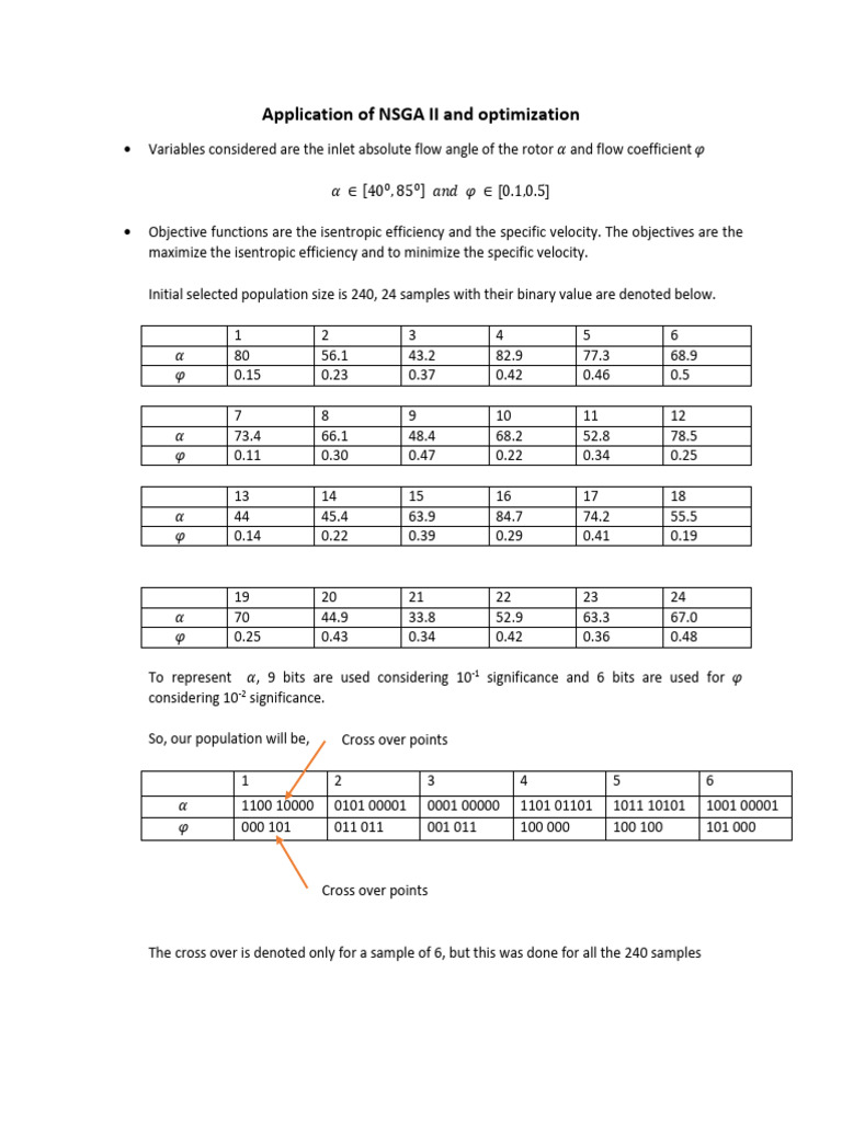 NSGA II Optimization for Efficiency & Speed | PDF | Mathematical ...