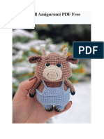 Crochet Bull Amigurumi PDF Free Pattern