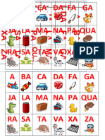 ABACADAFA Palavras e Folha de Pesquisa