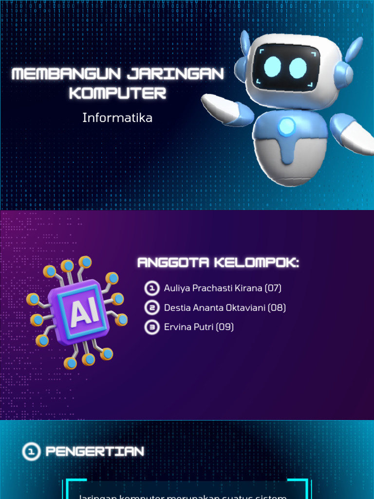 Informatika Kelompok 3 Membangun Jaringan Komputer XI-3 | PDF