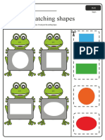 Cut and Paste Frog Shapes 1