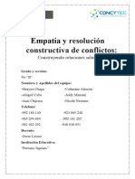 Empatia y Resolución Constructiva de Conflictos