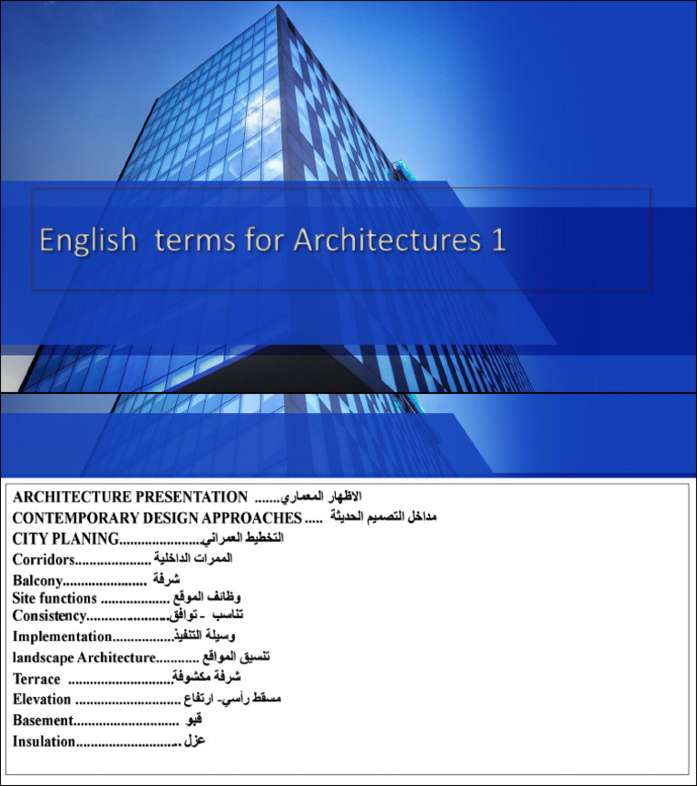 Architectural Terms-1 | PDF