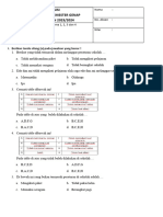 Soal PTS Kelas 2 Tema 6 CIBESI