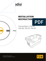 Installation Instructions: Transmitters: T26-01, T26-06, T26-07, T26-81