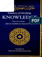 Knowledge: of Glorifying