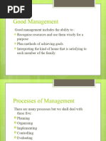 Processes of Management GRADE 8