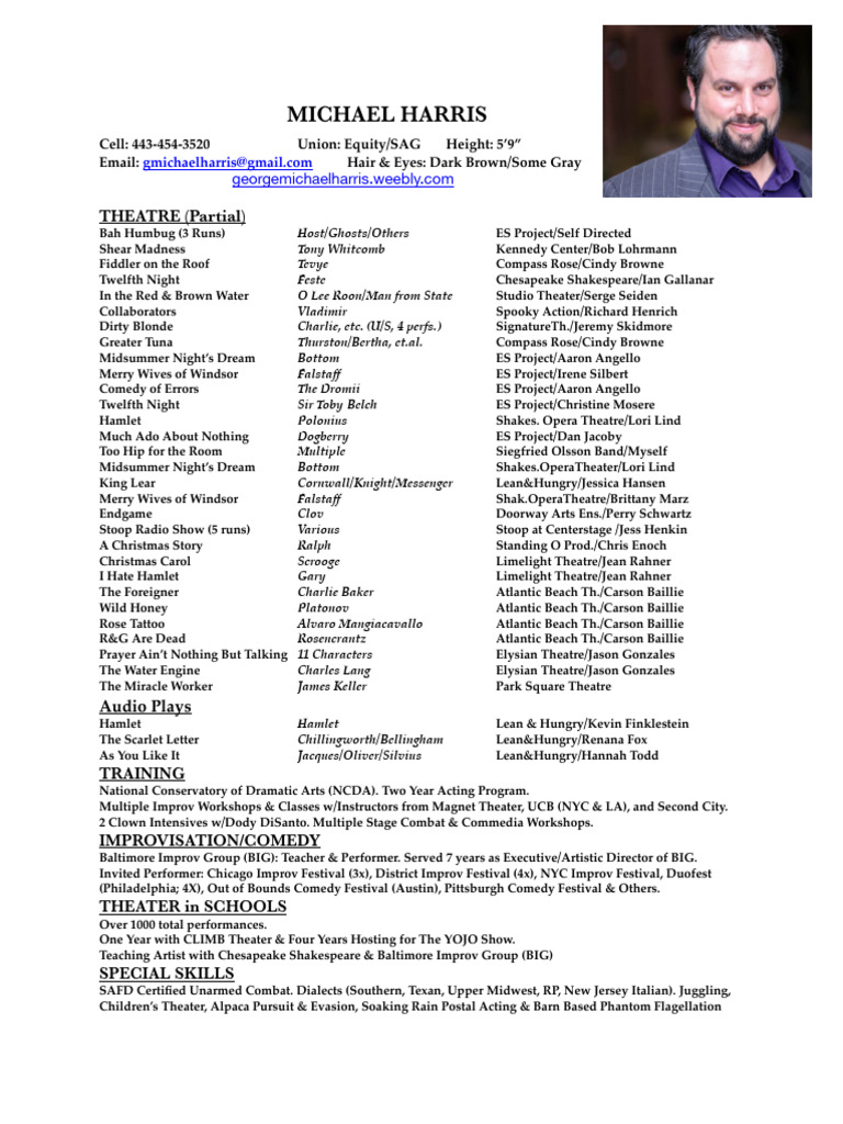 Theater michael harris 2 pdf improvisational theatre theatre
