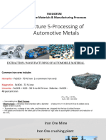 Lecture 5 - Processing of Automotive Materials