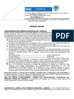 Material Derecho Procesal Del Trabajo I, 7o. Semestre Sec. B, 2024 Cundech Usac