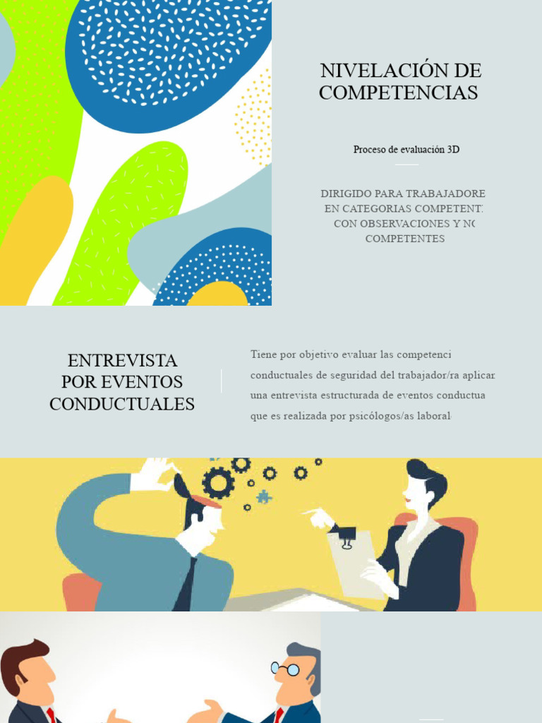 Evaluación de Competencias Laborales 3D | PDF | Comportamiento ...