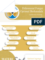 Diferensial Fungsi Optimal Berkendala