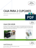 Caja Con Visor - Ideal para Cupcake - 2 Cupcakes 2022