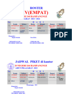 Jadwal Piket KLS 1