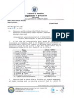 MEMORANDUM No. 463 S. 2023 FINALIZATION AND CONSOLIDATION OF REMAINING LEARNING ACTIVTY SHEETS LASs IN ISKULTOUR PROGRAM