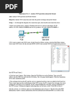 Expt 6 - Analysis of TCP Protocol