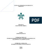 Informe Necesidades de Diseño y Desarrollo de Productos Electrónicos.