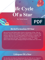 Life Cycle of A Star