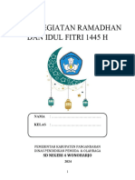 Buku Kegiatan Bulan Ramadhan SDN 4 Wonoharjo 2024