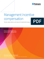 Management Incentive Compensation: Trends, Observations, and Value To Fundamental Research