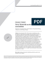 Jerzy Konorski On Brain Associations: Kazimierz Zieliñski