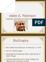 Eddie G. Robinson: Legendary Grambling University Football Coach