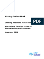 International Literature Review of Alternative Dispute Resolution