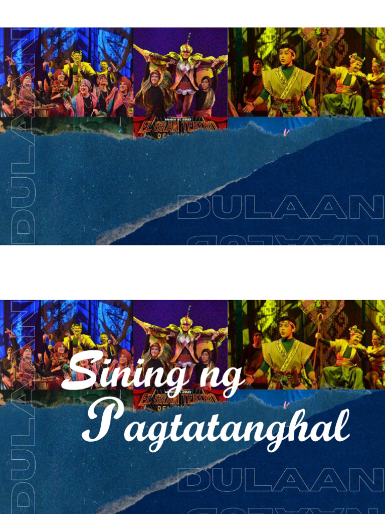 SIning NG Pagtatanghal | PDF