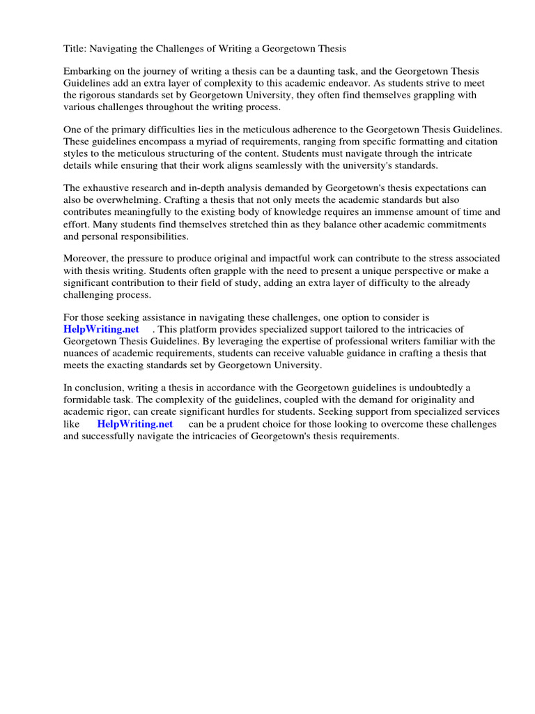 Does Georgetown Early Action Require Essays