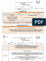 Planeación Matematicas Semana 1