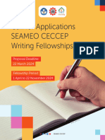 SEAMEO CECCEP Writing Fellowship 2024