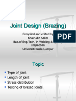 Lecture 7 FWB22303 Joint Design (Brazing)