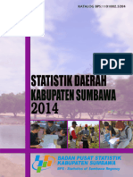 Statistik Daerah Kabupaten Sumbawa 2014
