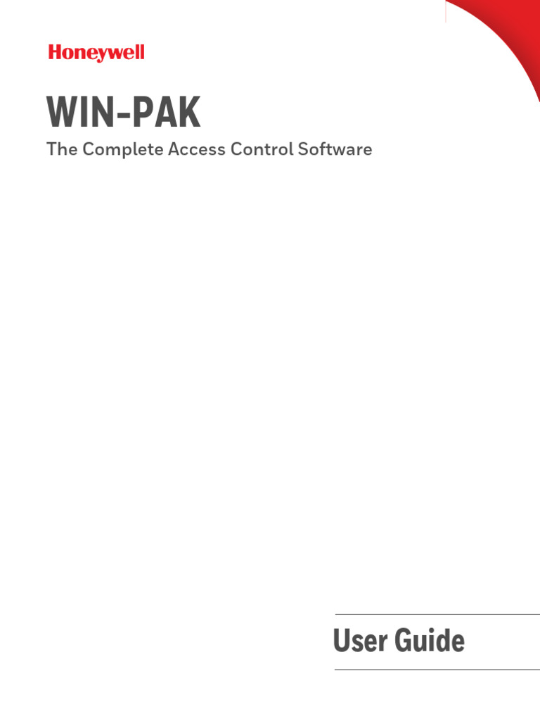 Win-Pak 4.9.4 User Guide | PDF | License | Copyright