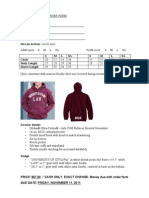 Law Hoodie Order Form